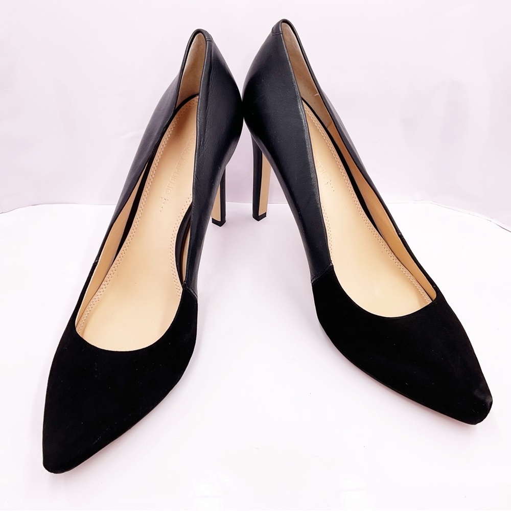🆕{Banana Republic} Leather & Suede High Heel Pumps